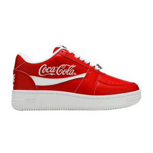 A Bathing Ape Bape Sta Low Coca-Cola Red