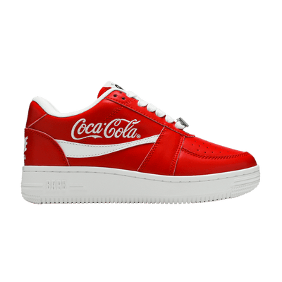 A Bathing Ape Bape Sta Low Coca-Cola Red