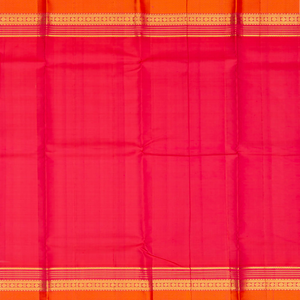 Aquamarine Handloom Kanchipuram Korvai Silk Saree With Zari Stripes