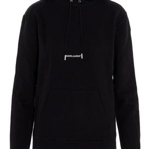 Saint Laurent Logo Print Hoodie