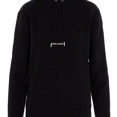 Saint Laurent Logo Print Hoodie