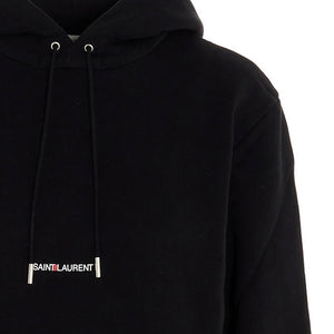 Saint Laurent Logo Print Hoodie