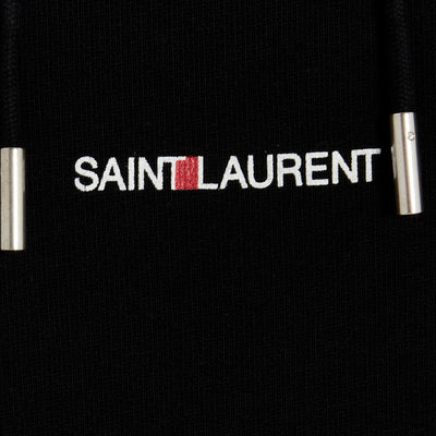 Saint Laurent Logo Print Hoodie