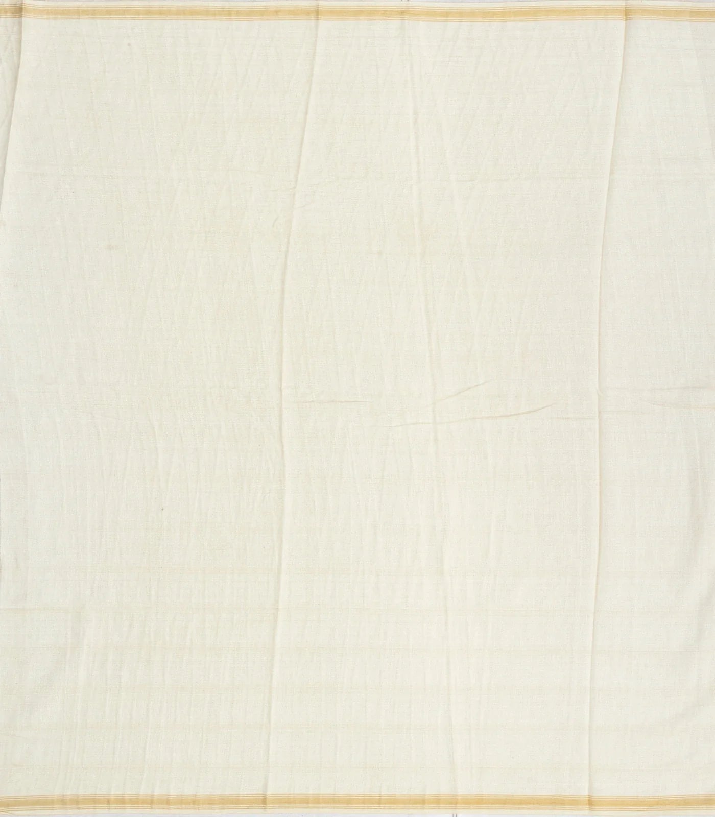 Taupe Handloom Chanderi Cotton Saree With Printed Red Floral Motifs