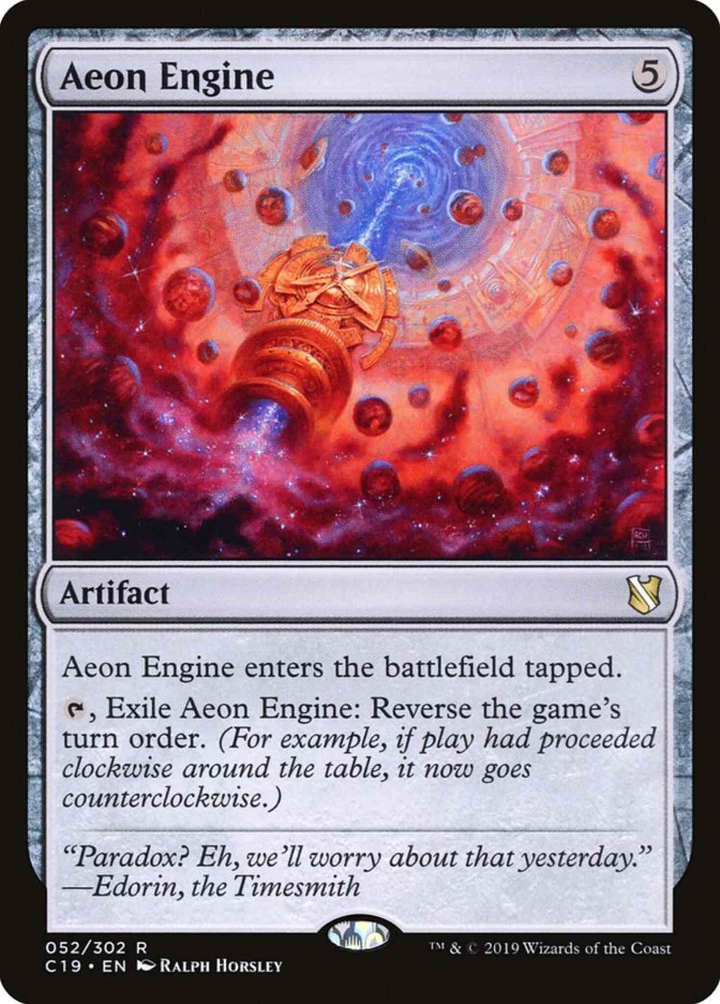 Aeon Engine [52] [Commander 2019] [Non-Foil]