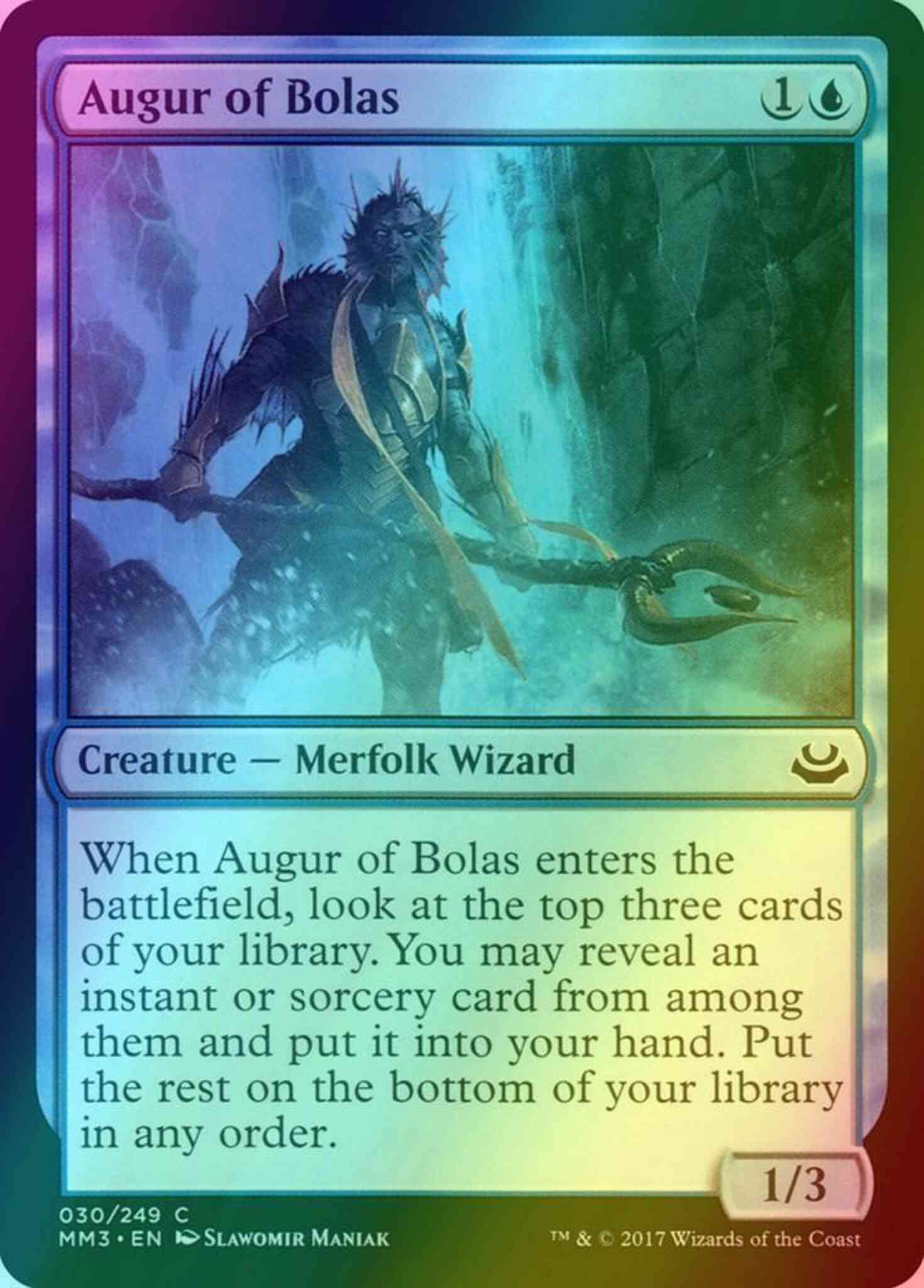 Augur of Bolas [30] [Modern Masters 2017] [Foil]