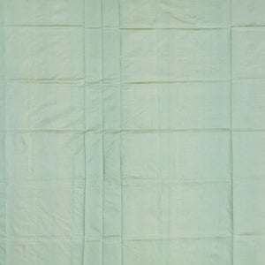 Shadow Green Banarasi Silk Saree With Floral Motifs