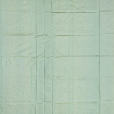 Shadow Green Banarasi Silk Saree With Floral Motifs