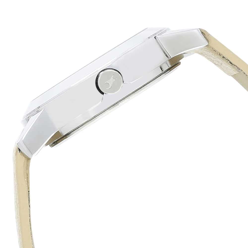 Tropical Waters White Dial & Brown Strap
