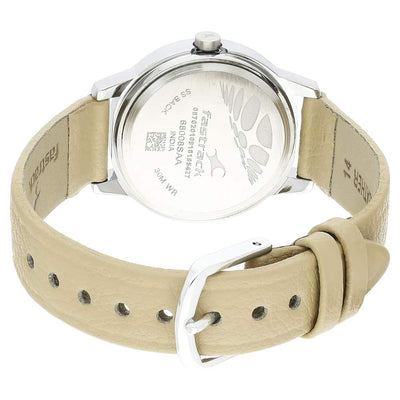 Tropical Waters White Dial & Brown Strap