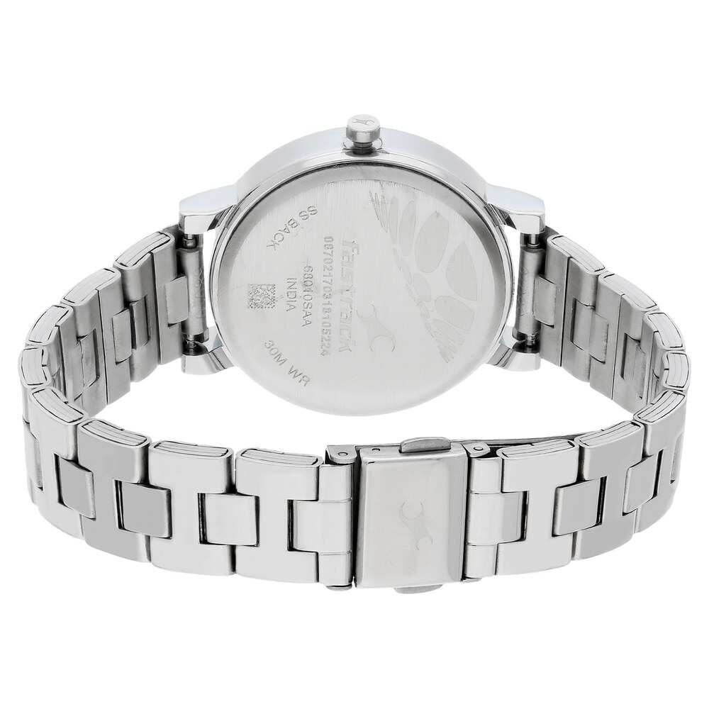 Fundamentals Pink Dial & Stainless Steel Strap