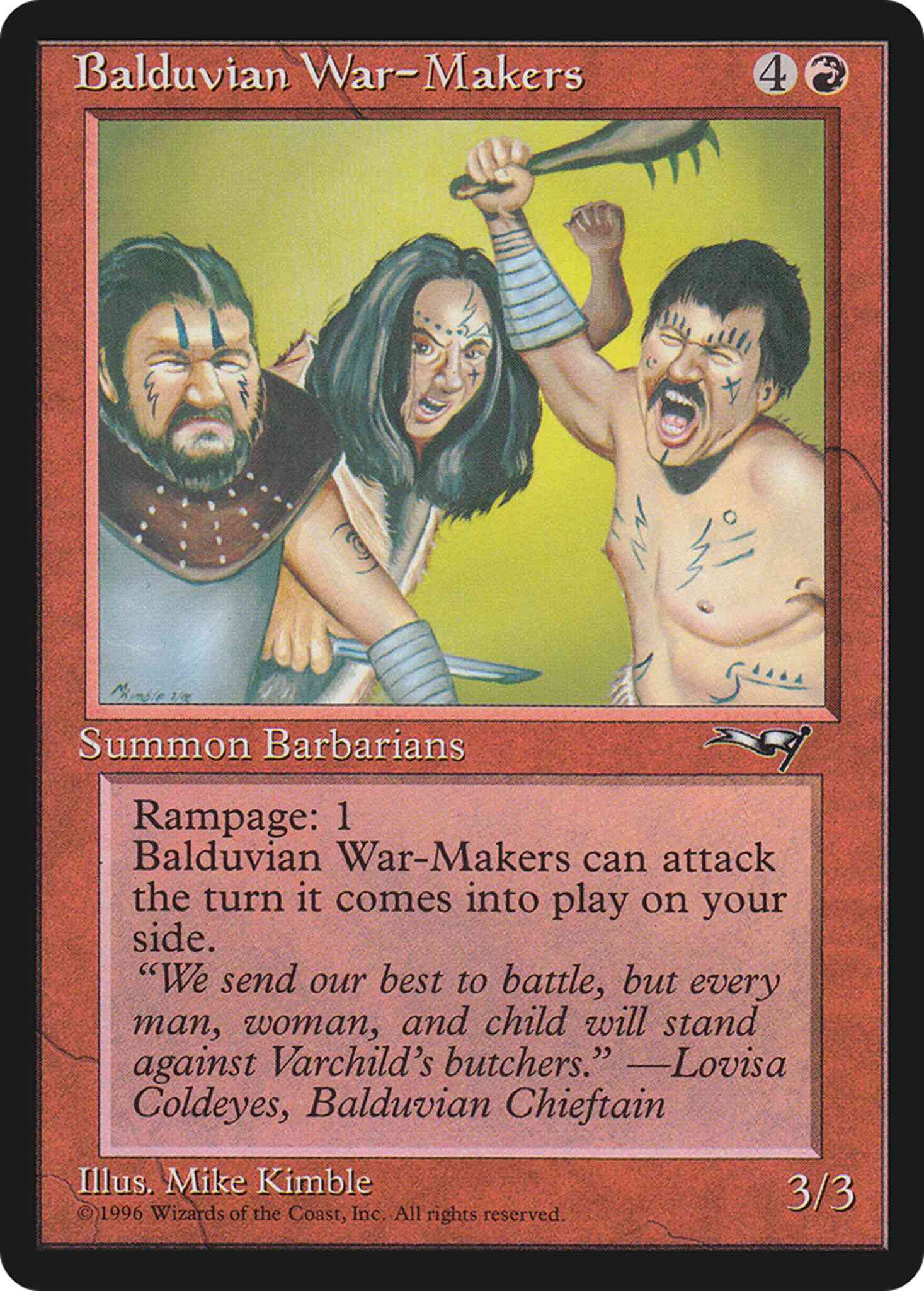 Balduvian War-Makers [Facing Each Other] [66b] [Alliances] [Non-Foil]
