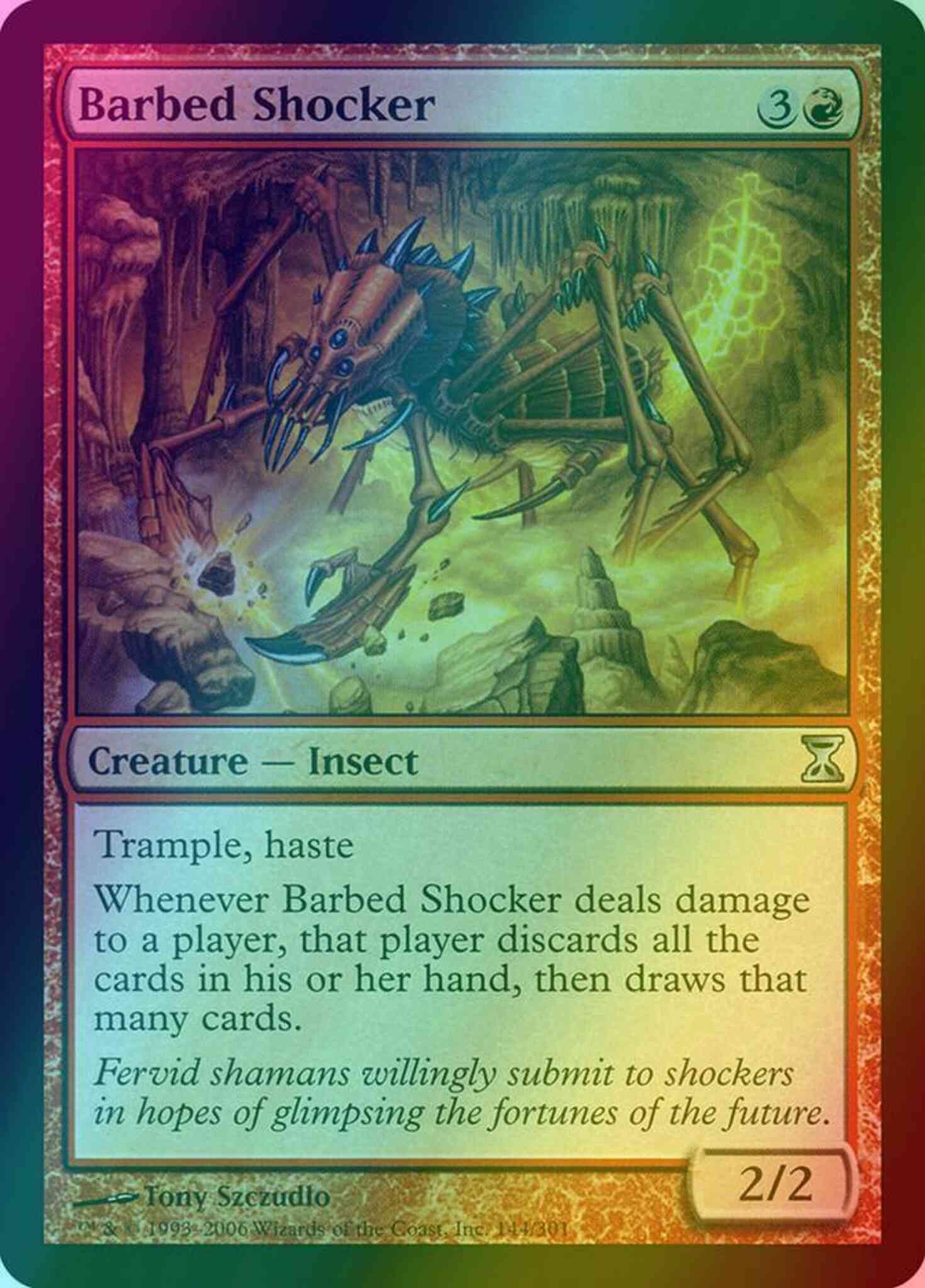 Barbed Shocker [144] [Time Spiral] [Foil]