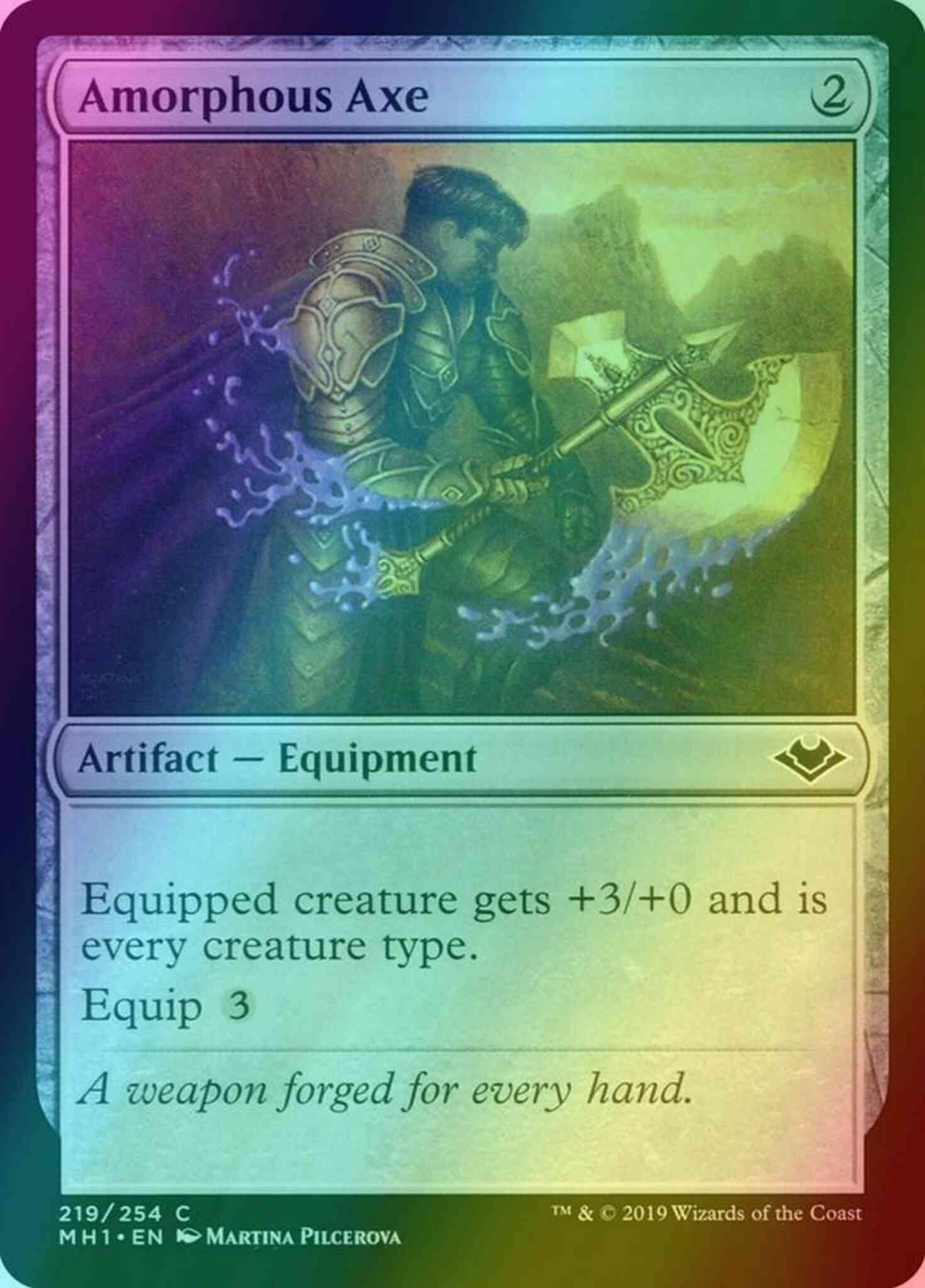 Amorphous Axe [219] [Modern Horizons] [Foil]