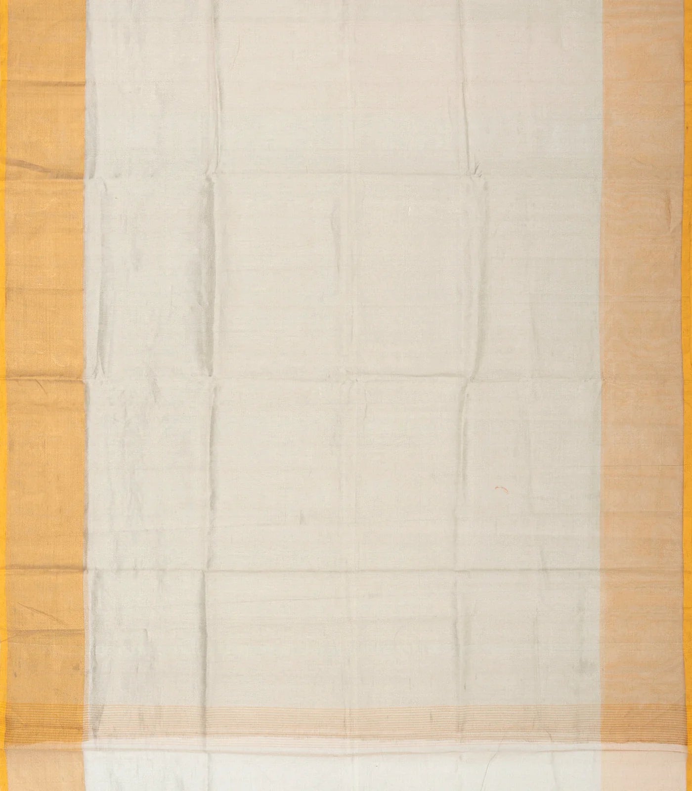 Grey Handloom Plain Uppada Silk Saree With Zari Border