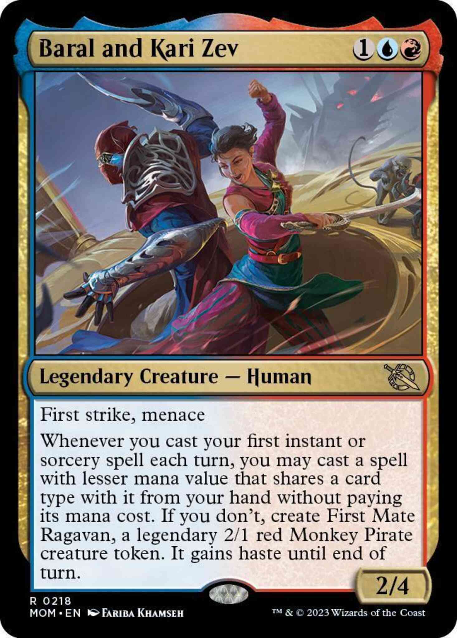 Baral and Kari Zev [218] [March of the Machine] [Non-Foil]
