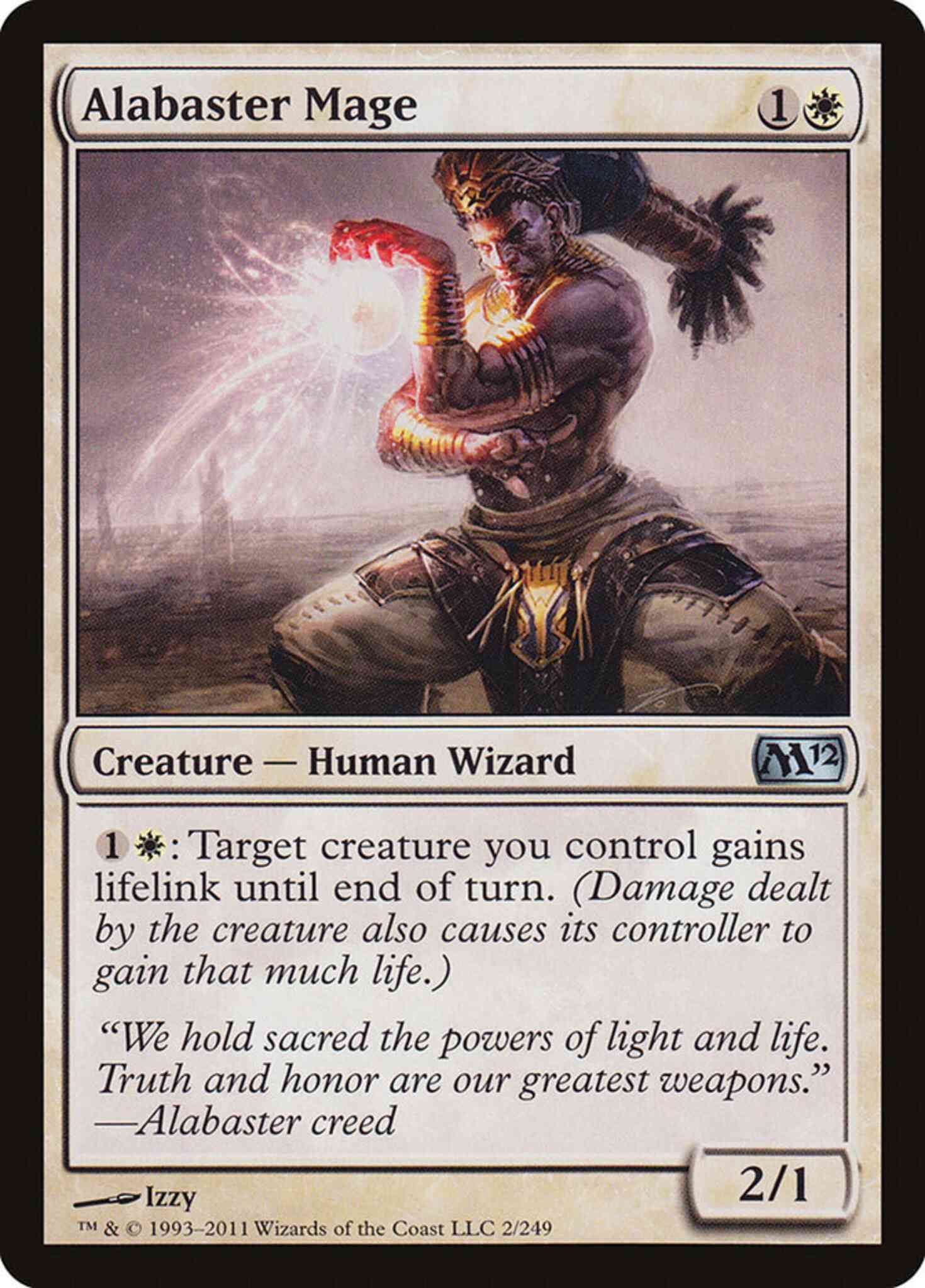 Alabaster Mage [Magic 2012] [Non-Foil]