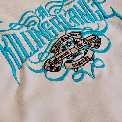 Legends Lost Soul Beige Varsity Jacket