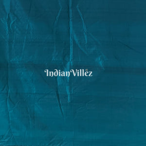 Pine Green Tribal Theme Hand-Painted Pattachitra Saree