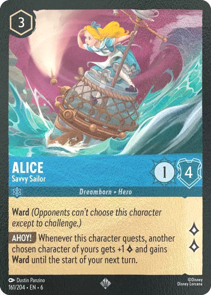 Alice - Savvy Sailor - 161/204 [Azurite Sea] [Cold Foil]