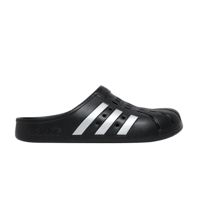 adidas Adilette Clog Black Silver