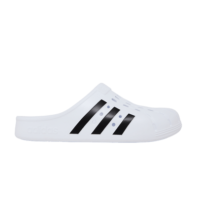 adidas Adilette Clog White Black