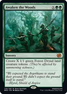 Awaken the Woods [170] [The Brothers' War] [Non-Foil]