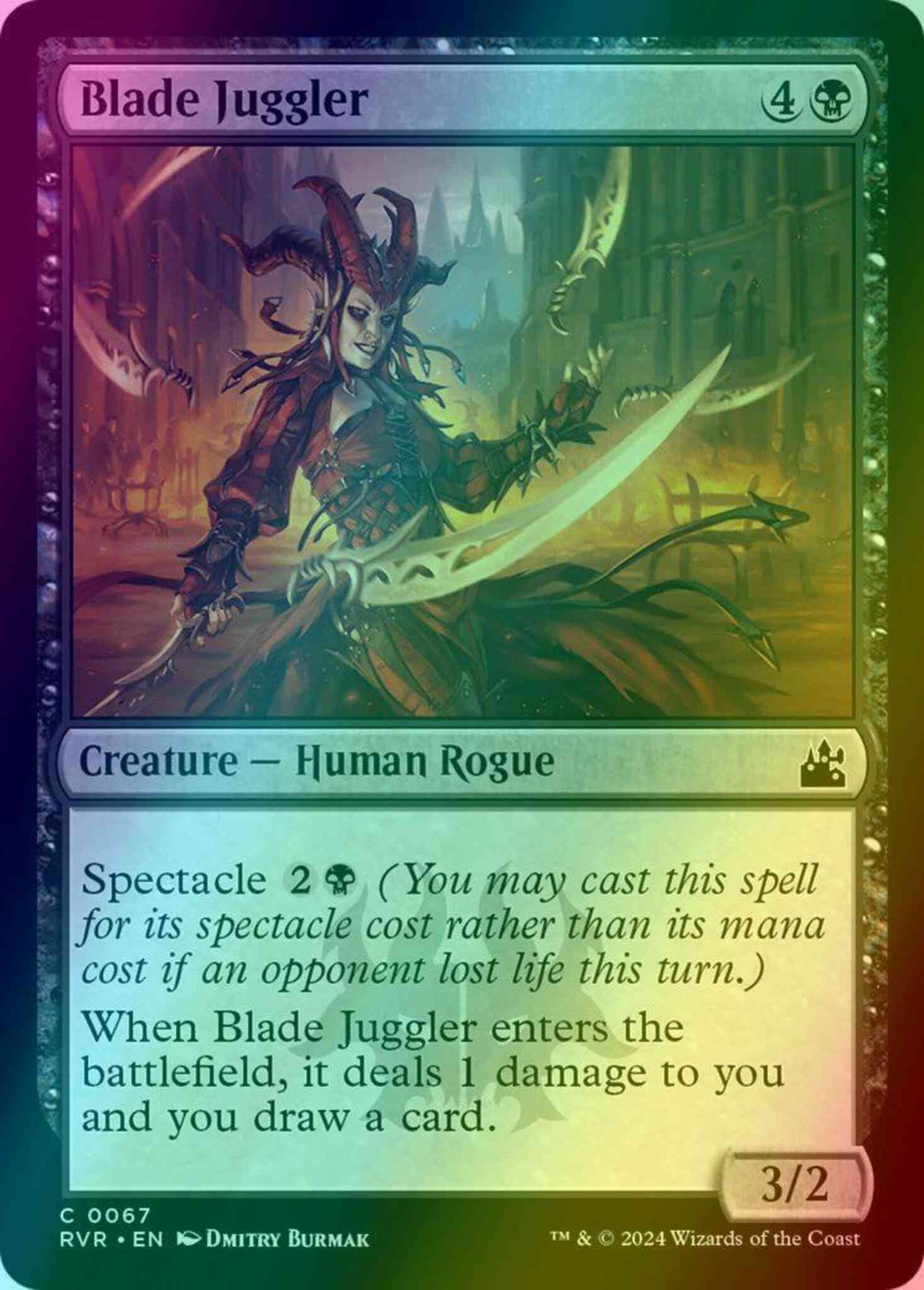 Blade Juggler [67] [Ravnica Remastered] [Foil]