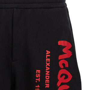 Alexander McQueen Graffiti Bermuda Shorts