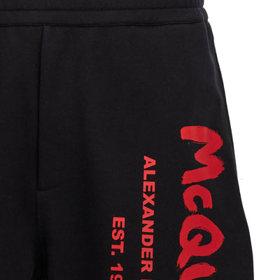 Alexander McQueen Graffiti Bermuda Shorts