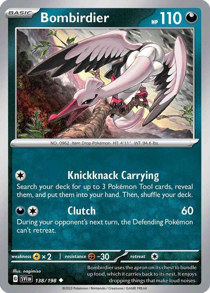 Bombirdier - 138/198 - Uncommon [sv01-138] [Non-Holo]