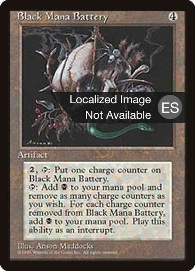 Black Mana Battery - Portuguese [298] [Fourth Edition Black Border: Portuguese] [Non-Foil]