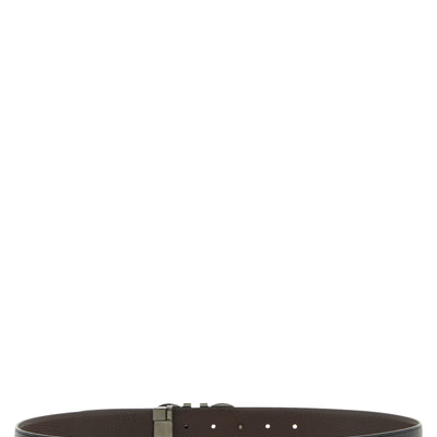 Ferragamo Doppio Gancini Reversible Belt