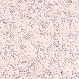 Brown floral & peacock machine-printed kalamkari cotton saree, contrast floral border & animal motifs pallu