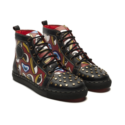 'Nazar' High-Tops Women – Crimson