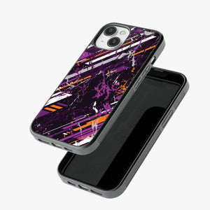Abstract Gridiron Glory Pattern Glass Case