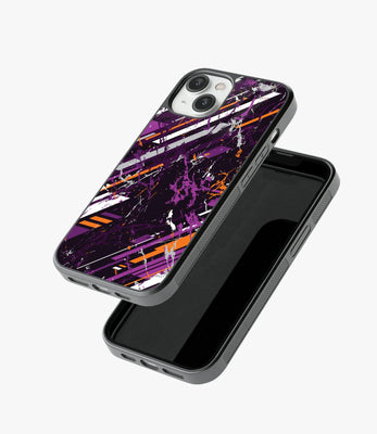 Abstract Gridiron Glory Pattern Glass Case