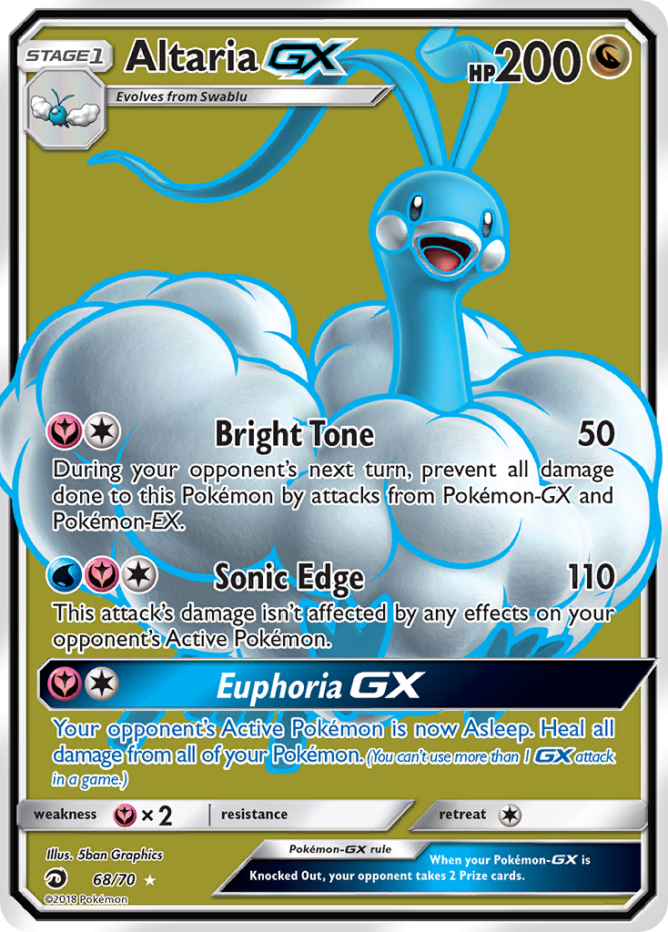 Altaria-GX - 68/70 - Rare Ultra