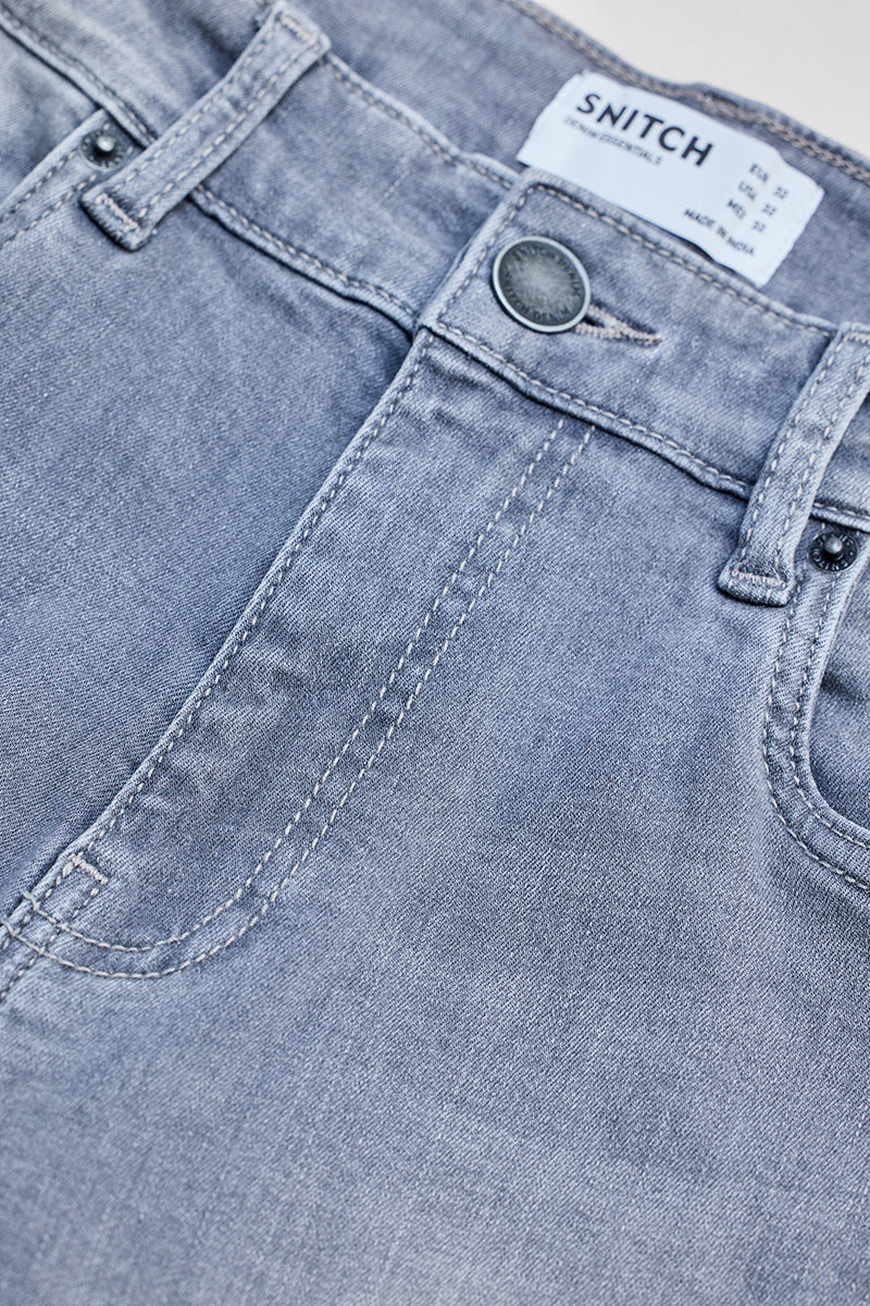 Light Grey Skinny Fit Jeans