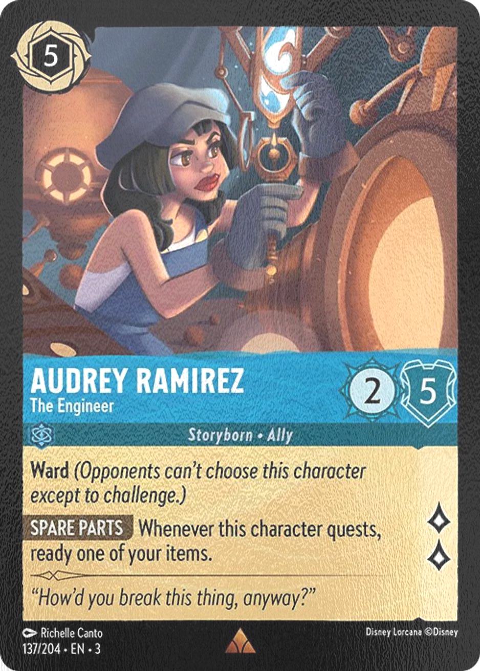 Audrey Ramirez - The Engineer - 137/204 [Into the Inklands] [Cold Foil]