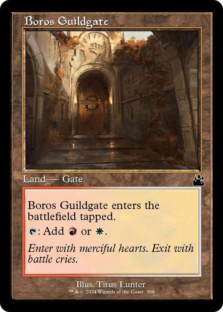Boros Guildgate [398] [Retro Frame] [Ravnica Remastered] [Non-Foil]