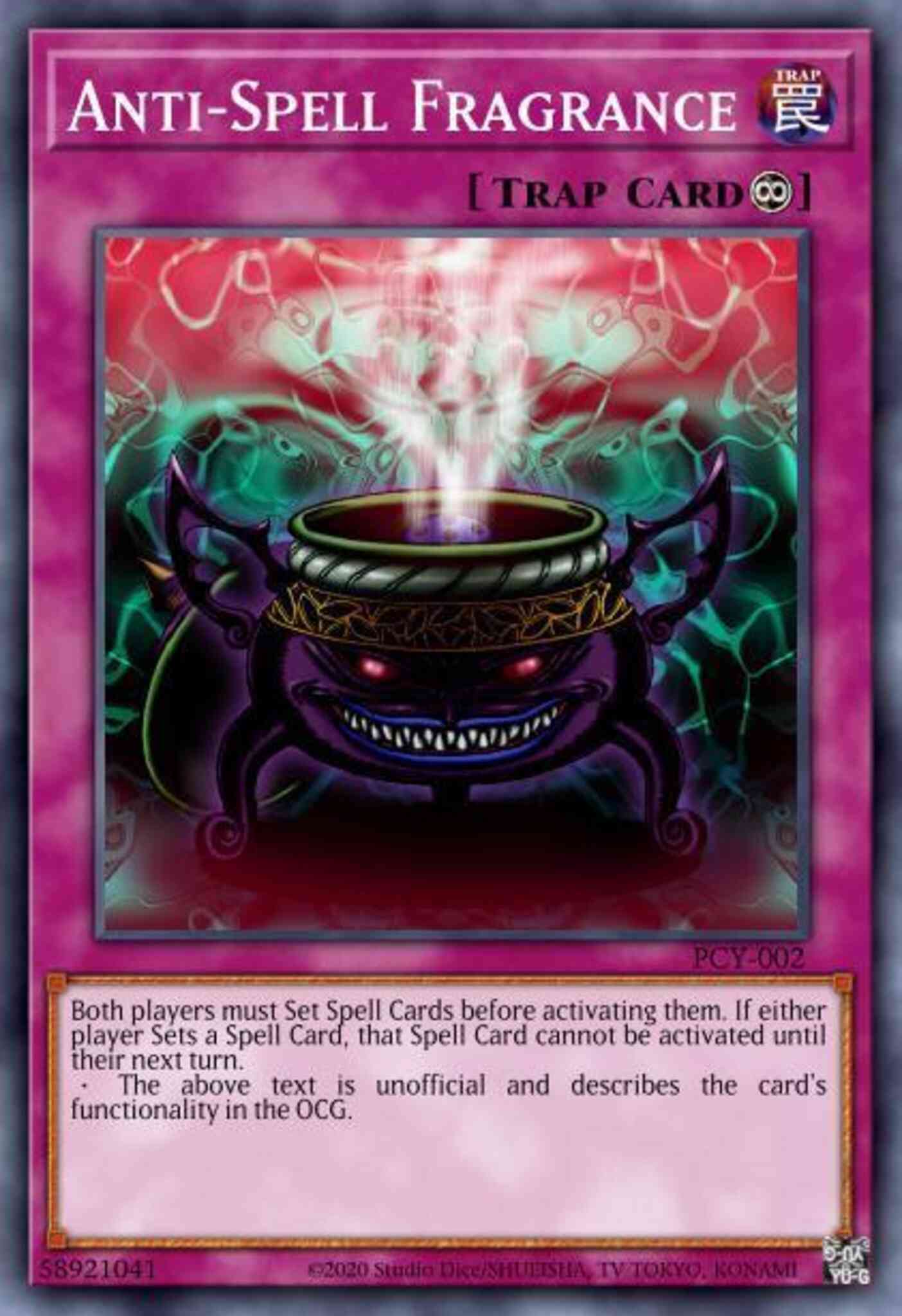 Anti-Spell Fragrance - DT04-EN100 - Duel Terminal Rare Parallel Rare - Duel Terminal