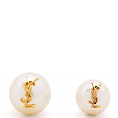 Saint Laurent Asymetrique Perle’ Earrings