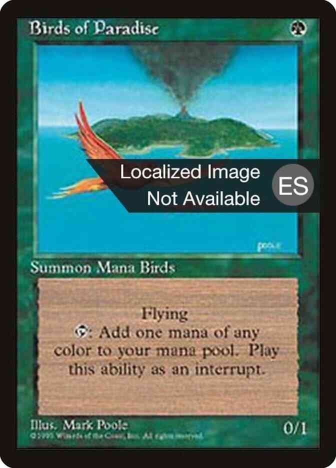 Birds of Paradise - Korean [234] [Fourth Edition Black Border: Korean] [Non-Foil]