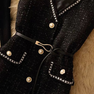 Lola Set of Top and Woolen Tweed Dress