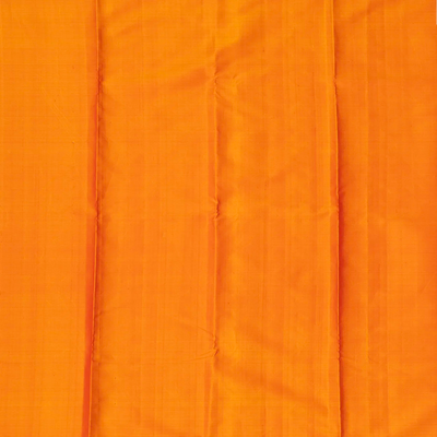 Hot Pink Handloom Kanchipuram Silk Saree With Mango Buttas