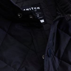 Black Double Pocket Relaxed Fit Jacket