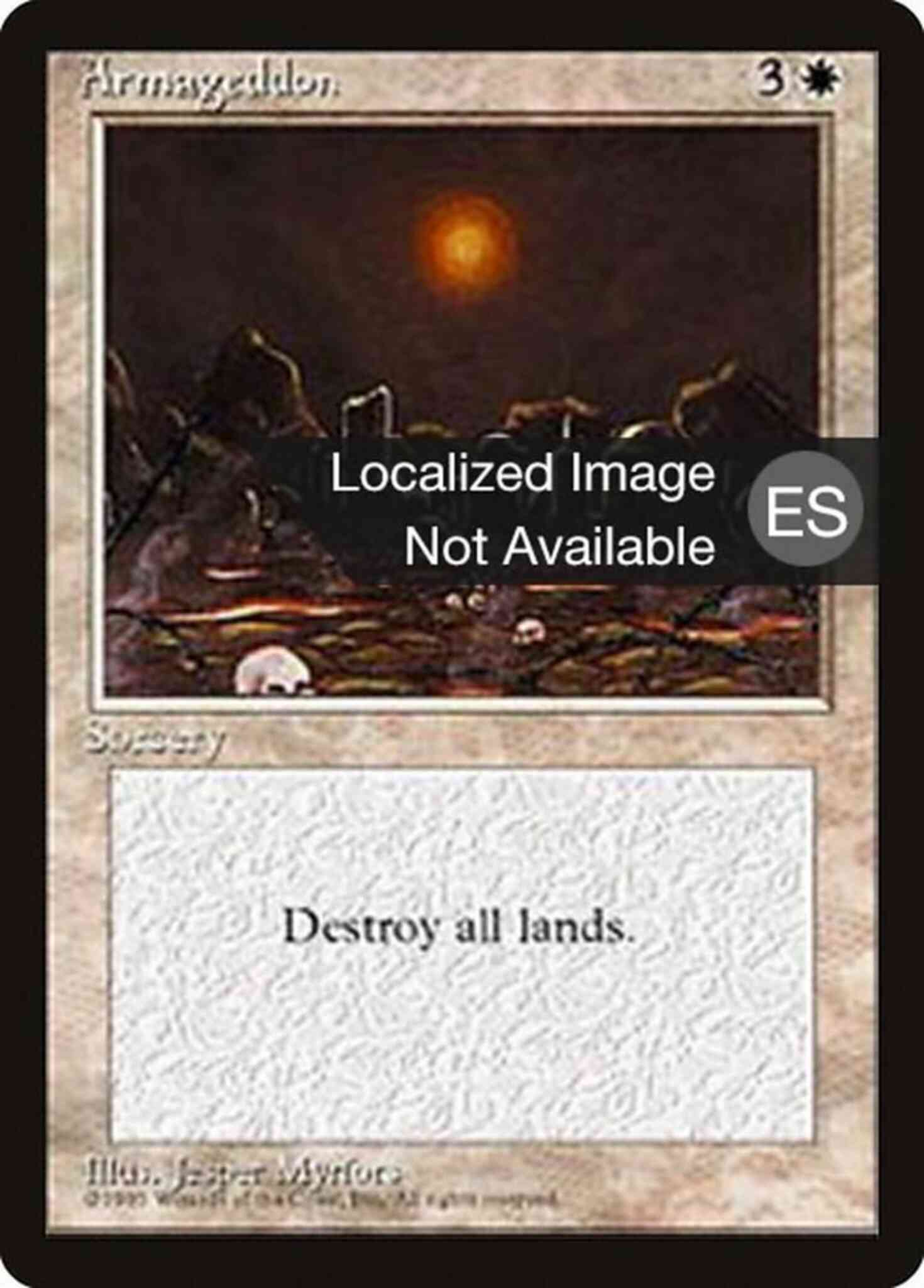 Armageddon - Spanish [5] [Fourth Edition Black Border: Spanish] [Non-Foil]
