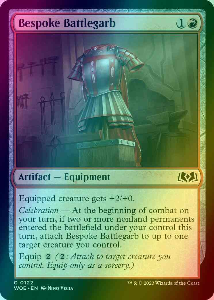 Bespoke Battlegarb [122] [Wilds of Eldraine] [Foil]