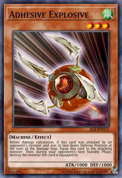Adhesive Explosive - BPW2-EN015 - Super Rare - 1st Edition